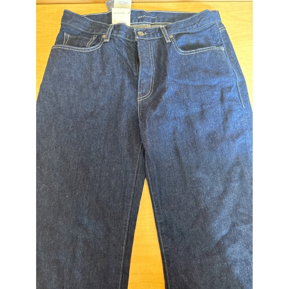 Levi's Made & Crafted Flare‎ Crop Jeans Indigo Cottonized Hemp Size 30 NEW